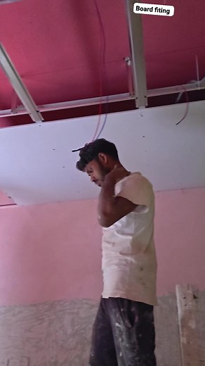 1.8K views · 107 reactions | Gypsum False Ceiling design  #Gypsum #False #ceiling #design #board #fiting #viral #work | Ikbal Sk | Facebook