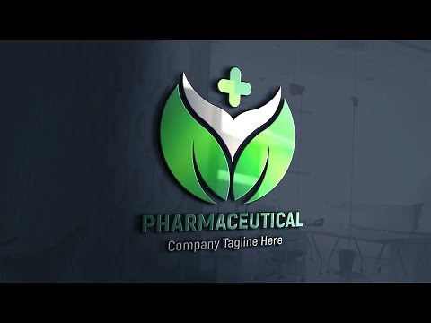 Professional Pharmaceutical Logo Design Photoshop cc Tutorial
