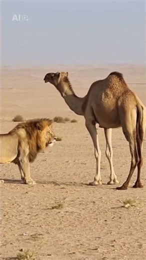 Wild Arena | Camel vs Lion – Ultimate Desert Showdown (8K Ultra Realistic)