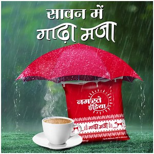 3M views · 1.6K reactions | As the raindrops dance on the window, immerse yourself in the soothing aroma of tea. Make your monsoon experience memorable with Namaste India Gaadha Maza Milk, a perfect match for Sawan! #NamasteIndia #NamasteIndiaFoods #Monsoon #SawanMeinGaadhaMaza | Namaste India | Facebook