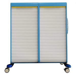 [Hot Item] Mobile Closed Pharmacy Transport Trolley Medical Sterilization Cabinet