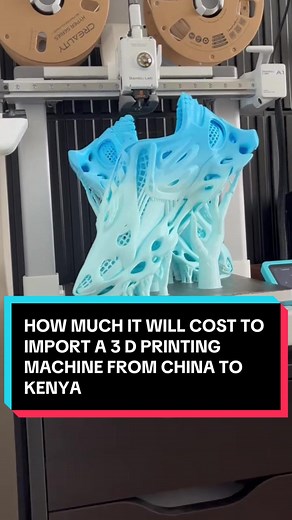 3D Printing Machine Import Costs from China to Kenya