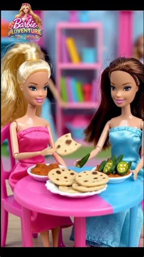 Barbie adventure #kidsvideo # barbie Urdu story#kitchen barbie