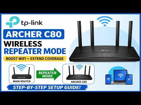 tp link archer c80 wireless repeater mode