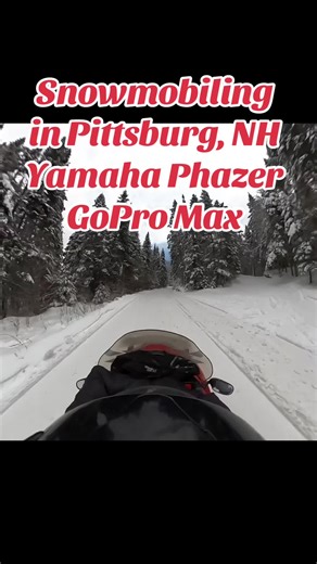 Snowmobiling Adventure in Pittsburg, NH on Yamaha Phazer