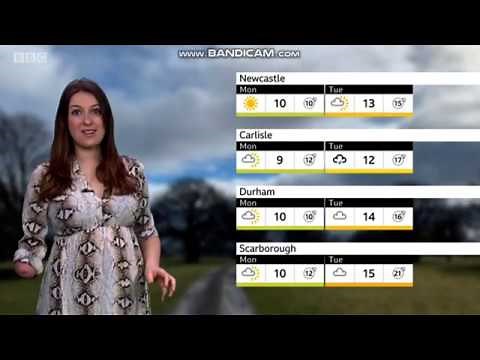 Lucy Martin BBC ONE Look North weather March 13th 2020 HD
