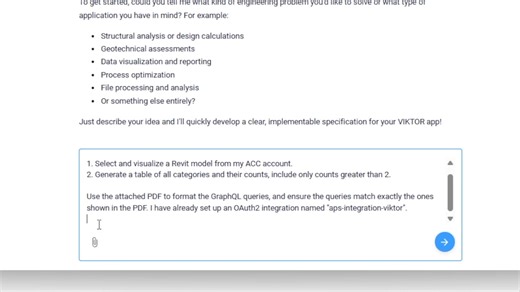 VIKTOR | Create BIM Applications in Minutes with AI and Autodesk Platform Services | Video 2