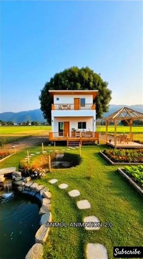 I Built a Secret House in a Field! 😱 🏡#shorts #aivideo