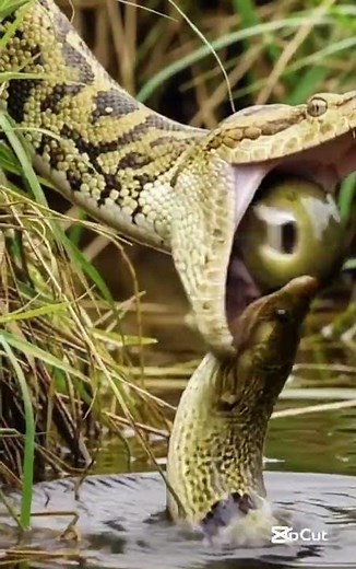 Ecosystem Shock: Snake vs. Electric Eel😲🙄#animals #shortvideo #shorts #viral