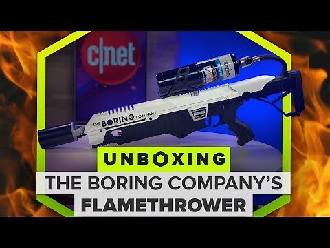 Unboxing the Boring Company's flamethrower