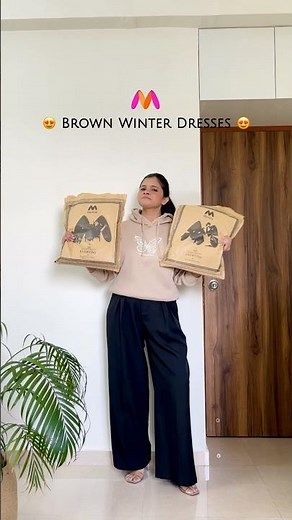 Wollen Winter Dresses from Myntra 😍 #myntra #winter #winterwear #wollendress #officewear #fashion