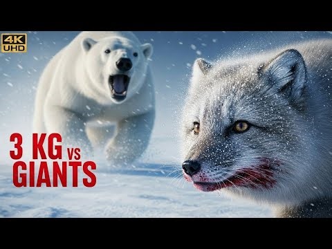 3kg Fox vs 300kg Polar Bear | Minus 60° Arctic Survival Shocked Scientists