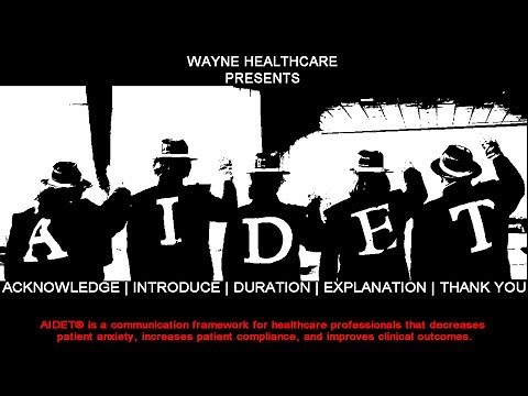 AIDET! - A Wayne HealthCare Parody of Michael Jackson's "Beat It"