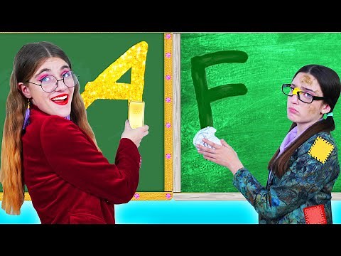 Profesora Afortunado VS Maestra Desafortunado || Situaciones divertidas