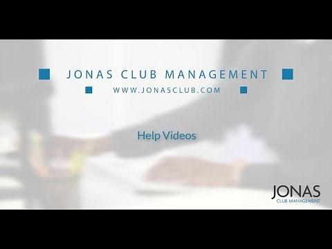 Jonas Club Management - Help Videos