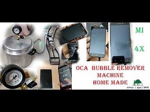 HOME MADE Bubble remover machine / Mobile phone LCD Fix Machine OCA Laminator / I succeeded 99 %