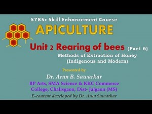 Methods of Extraction of honey