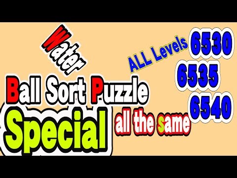Ball Sort Puzzle Special Level after Level 6530 6535 6540 / Lock Ball and Key Ball