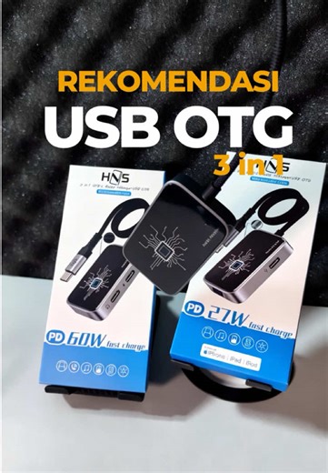 3-in-1 OTG Adapter for Livestreaming