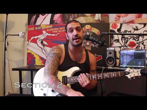 How to play ‘Over The Mountain’ by Ozzy Osbourne Guitar Solo Lesson w/tabs