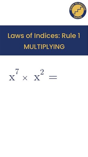 Laws of Indices - Rule 1 | GCSE Maths