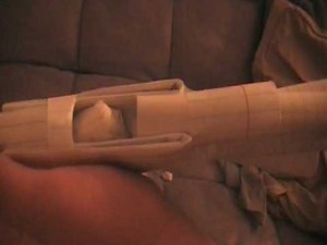 Paper bolt action sniper with working magazine