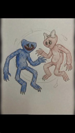 They Were Created as Monsters… But Did They Love Each Other? 💔 | Huggy & Kissy Story #huggywuggy