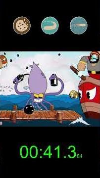 Beating captain brineybeard on expert difficulty in cuphead #shorts