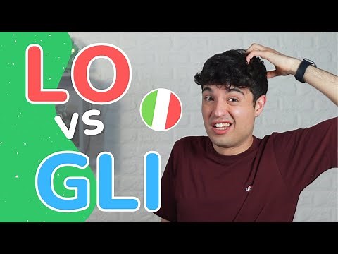 LO vs GLI: direct and indirect object pronoun in Italian