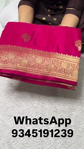 3.4K views · 100 reactions | 糧Saree name: Viscose silk saree with Rich weaving zari borders grand Pallu and elegant blouse Fabric type:silk Cost:3500+ shipping 画Wash care: - Dry wash only - Mild shampoo wash - Dry it in shades #gandgboutique #glowandglitterboutique #trendingsarees #sareelove #sareestyle | Glow And Glitter Boutique | Facebook