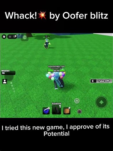New ROBLOX GAME I FOUND! 💥Whack!💥 by Oofer Blitz!