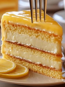 Lemon Custard Cake A bright, zesty cake layered with silky lemon custard and topped with glossy lemon glaze. Yield: 10–12 slices Temp: 350°F (175°C) Time: 45 minutes bake cooling chilling Key Ingredients First: 2 ½ cups all-purpose flour ................................. Full Recipe in First Cօʍʍеոτ 👇 | Testy Homemade Recipes