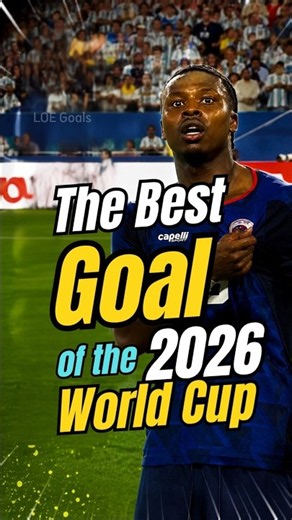 The Best Goal of the 2026 World Cup: One touch. One strike. Pure World Cup magic #bestgoals