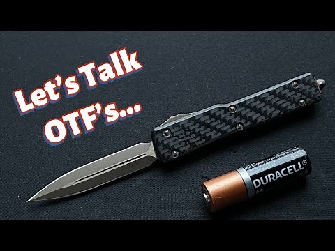 Microtech UTX-70 D/E Automatic OTF Knife Review