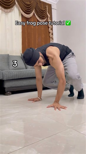 EASY Frog Pose TUTORIAL ✅ #viral #motivation #calisthenics #tutorial #trendingshorts #shorts