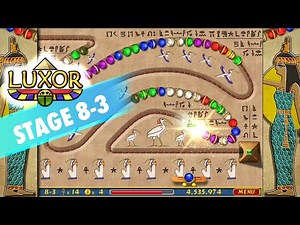 LUXOR GAME 2023 | Stage 8-3 | Epic Destruction & Strategy | HD Gameplay Adventure in Egypt Shoots