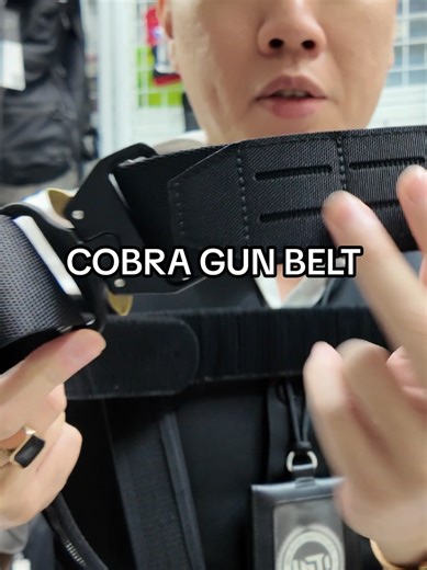 Black Stealth Tactical MOLLE Cobra Gun Belt Overview