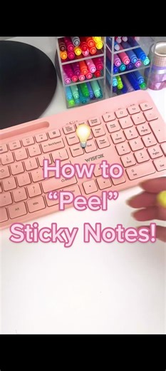 How to Peeling Sticky Notes Easily