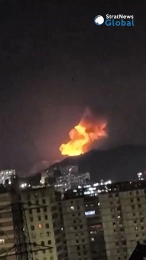 Explosions, loud noises heard in Venezuelan capital | #shorts #Venezuelan #explosion #usa