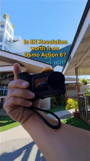 8K on Osmo Action 6, Is it worth it? #djiosmoaction6 #djiosmo #actioncamera