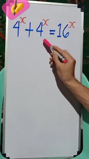 5.6K views · 37 reactions | Let's Solve For Value X? Given Its Equation 4^x+4^x=16^x #basics #fundamentals #algebra #education #mathtrick #fypシ゚ #mathviral #fbreelsvideo #sharingiscaring #review #satmath #satexam #SATPrep #mathtutorial #reelsinstagram #infiniteguru #LETEXAM #civilservice #exams #reviewer #mathteachersofinstagram #mathhelp #mathchat #learnmath #mathproblemsolving #algebratutor #mathreview #boardexams #college #AdmissionTest | Infinite Guru | Facebook