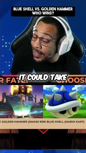 Blue Shell vs. Golden Hammer: The ULTIMATE Gaming Dilemma! #shorts