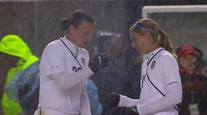 HALFTIME: Carli Lloyd records a hat trick, while Alex Morgan assists on two goals and scores one of her own. #USWNT leads Ireland 4-0 at Qualcomm. Next 45 coming up next on FS1. #RoadToRio | U.S. Soccer