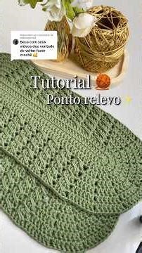 Raised stitch #crochet #croche #crochê #crochettutorial #crocheting