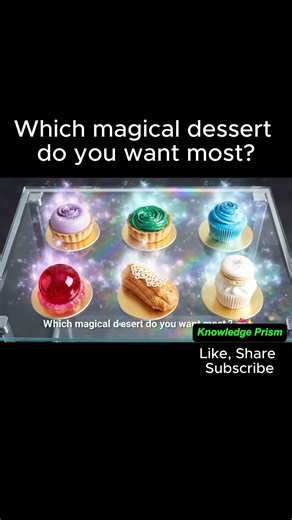 Magical ASMR Desserts ✨🍰 | 6 Enchanted Sweets in Rainbow Glow | Relaxing Sounds & Visuals 4K