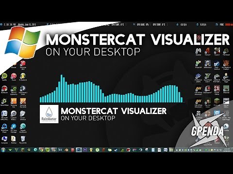 Monstercat Visualizer On Desktop - Rainmeter (Windows)