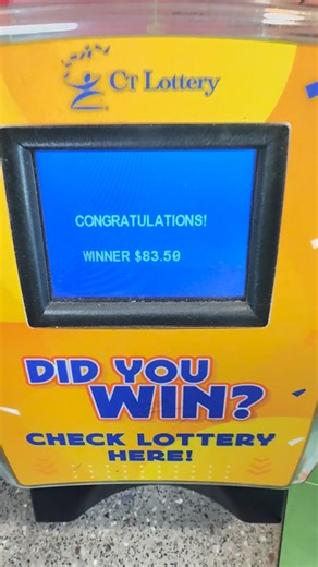 Connecticut lottery play 3 quick pick winner #lottery
