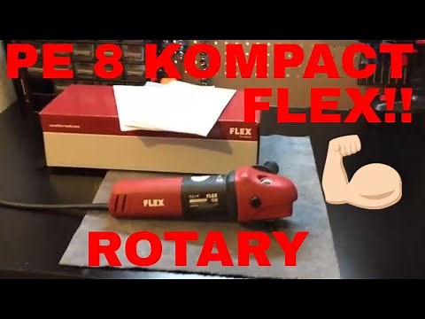 Flex PE8 Kompact 3 Rotary Polisher!!! How does it compare to its full size counterpart?!?!