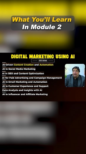 What You’ll Learn in Module 2 of digital marketing | Hisham Sarwar