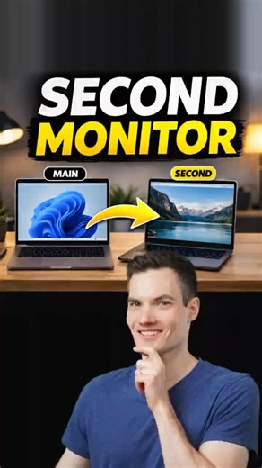 Turn your laptop into a second monitor — no apps needed